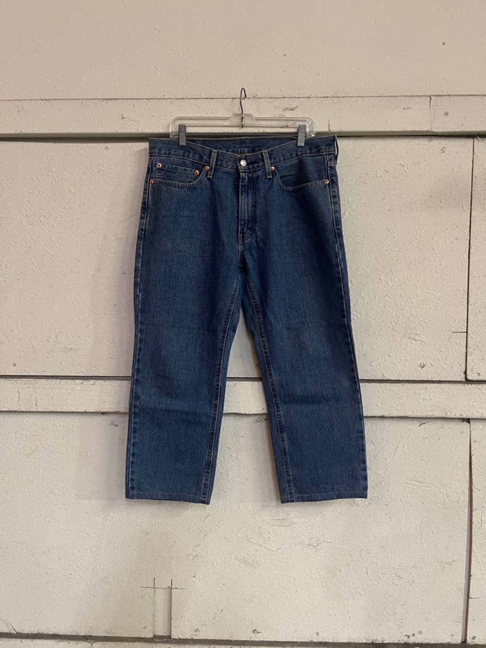 Levi's Straight-Leg Indigo Denim Jeans 34x25